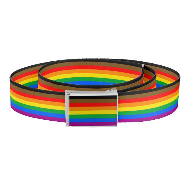 Philly Rainbow Pride Flag Belt (Coil)