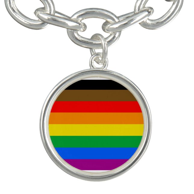 Philly Rainbow Pride Flag Bracelet (Design)