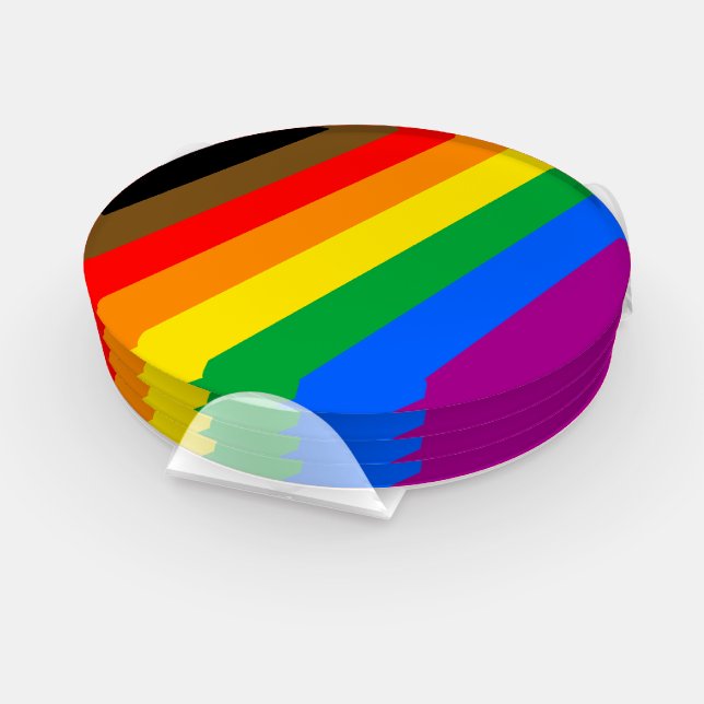 Philly Rainbow Pride Flag Coaster Set (Set)