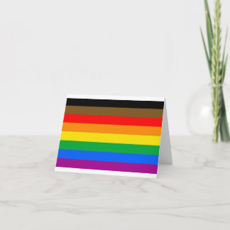 Philly Rainbow Pride Flag Holiday Card