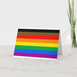 Philly Rainbow Pride Flag Holiday Card
