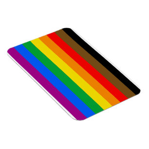 Philly Rainbow Pride Flag Magnet
