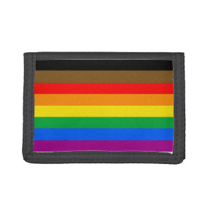 Philly Rainbow Pride Flag Trifold Wallet