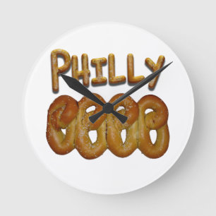 PHILLY! ROUND CLOCK