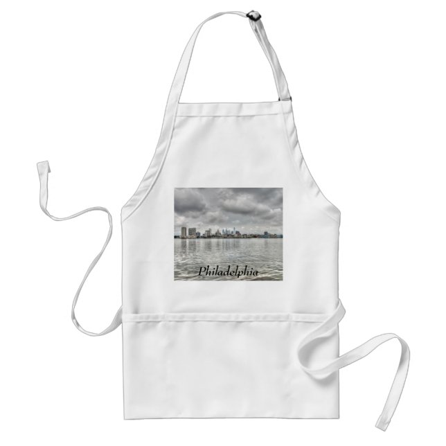 Philly skyline adult apron (Front)
