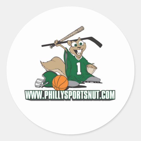 Philly Sports Nut Classic Round Sticker