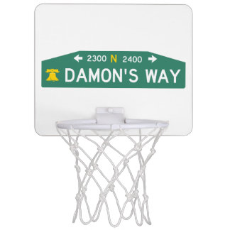 Philly Street Sign: Made For YOUR Address!  Mini Basketball Hoop