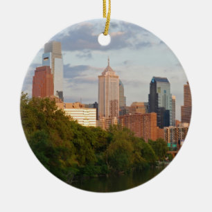Philly summer ceramic ornament
