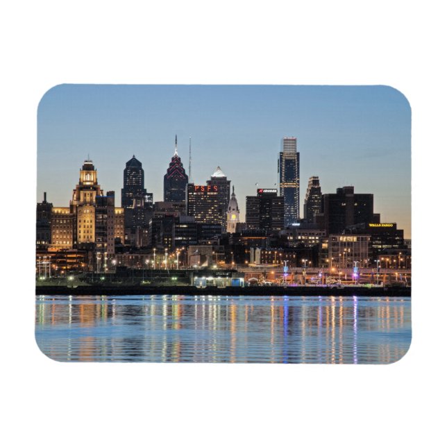 Philly sunset magnet (Horizontal)