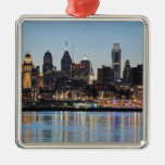 Philly Sunset Metal Ornament at Zazzle