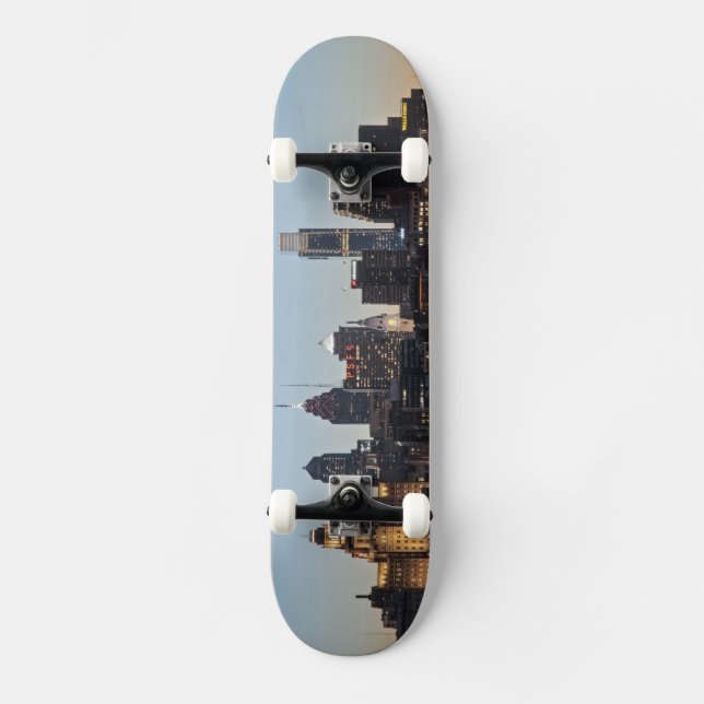Philly sunset skateboard deck (Front)