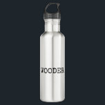 Philly Wooder Stainless Steel Water Bottle<br><div class="desc">Wooder aka Water!</div>