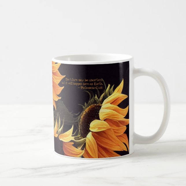 Philomena's Sunflower Coffee Mug (Right)