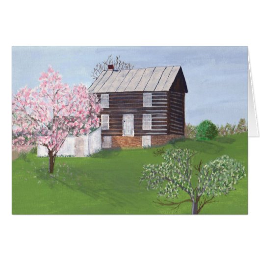 Philomont Log Cabin Cards (Front Horizontal)