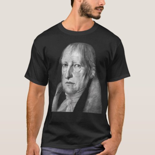 philosopher Hegel portrait T_Shirt