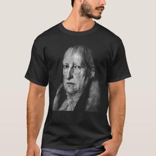 philosopher Hegel portrait T_Shirt