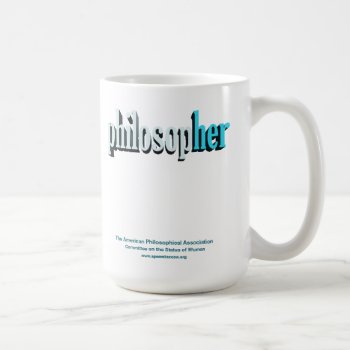Philosopher Mug Blue by APACSW at Zazzle