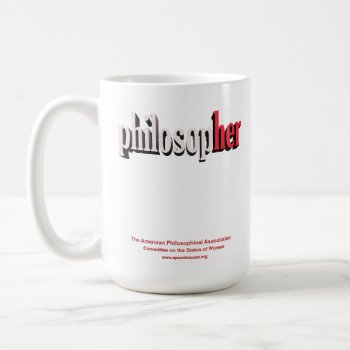 Philosopher Mug Red by APACSW at Zazzle