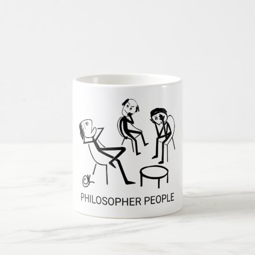 Philosopher People  _ Designer Coffee Mug