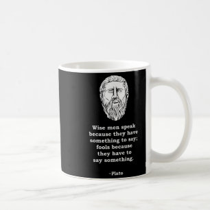 Philosopher Plato Quote - Philosophy Student Nerd Coffee Mug
