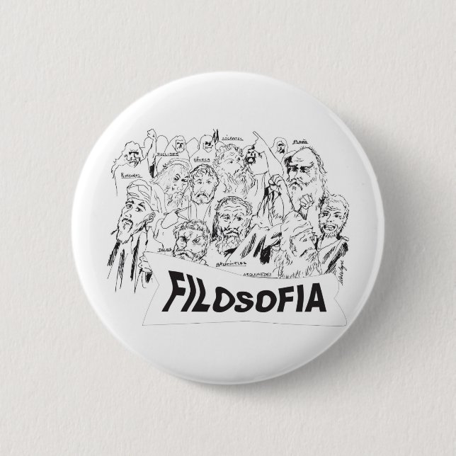 PHILOSOPHERS Plato Aristotle euclides Socrates Button (Front)