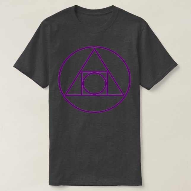 Philosopherx27s Stone Alchemy symbol T-Shirt (Design Front)