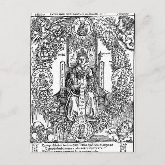 Philosophia by Albrecht Durer Postcard