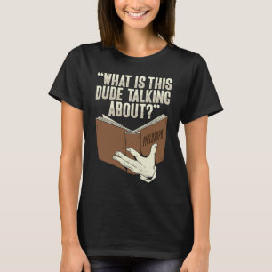 Philosophical Book Design for a Philosophy Student T-Shirt