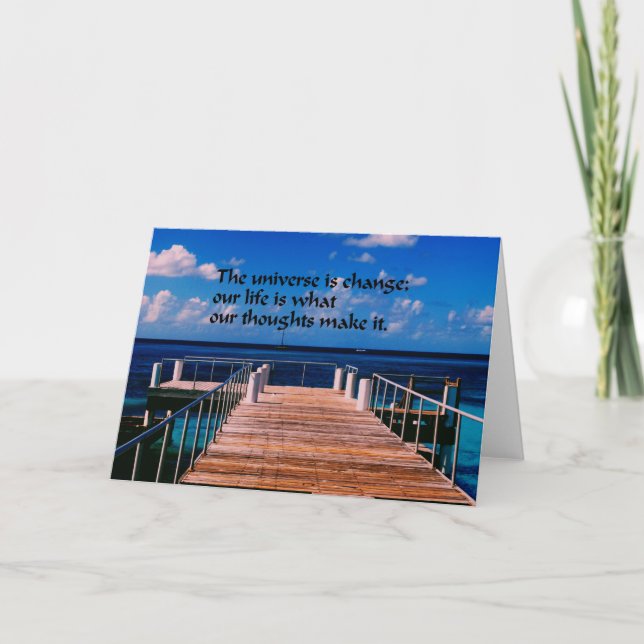 Philosophical quote card (Front)