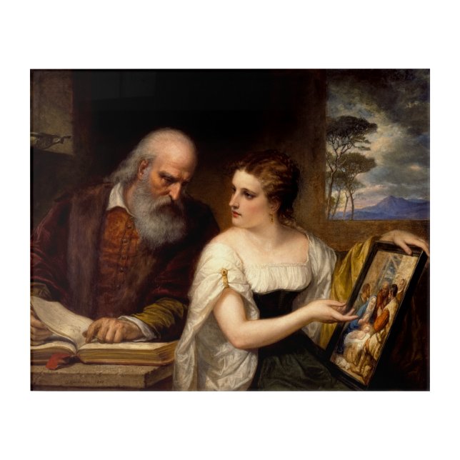 Philosophy and Christian Art by Daniel Huntington (Front)