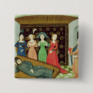 Philosophy and the Muses Button