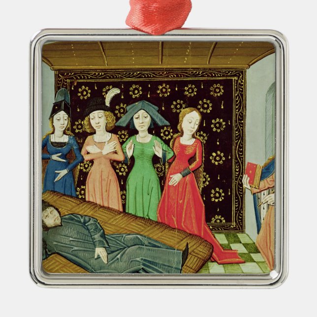 Philosophy and the Muses Metal Ornament (Front)