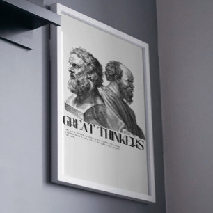 Philosophy Art Print - Plato and Socrates