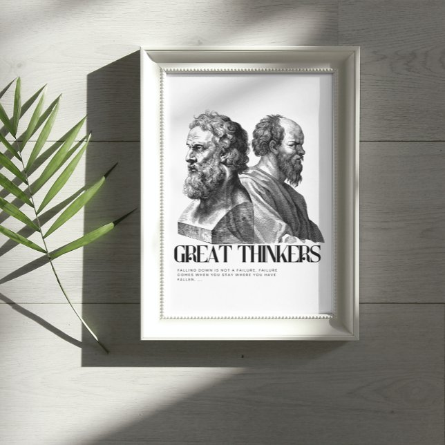 Philosophy Art Print - Plato and Socrates (Creator Uploaded)