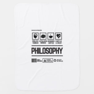 philosophy baby blanket