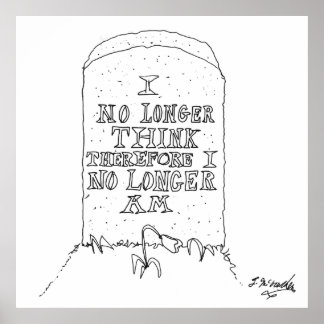 Philosophy Cartoon 1413 Poster