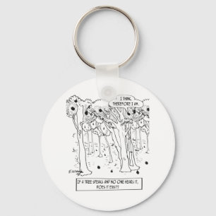 Philosophy Cartoon 9483 Keychain