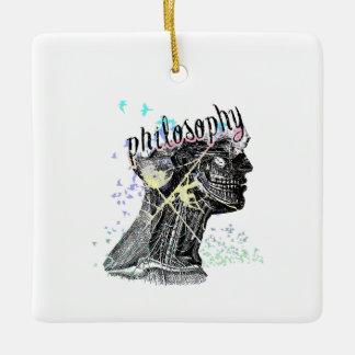 Philosophy Ceramic Ornament