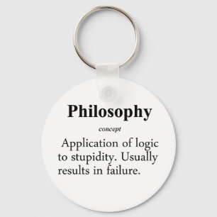 Philosophy Definition Keychain