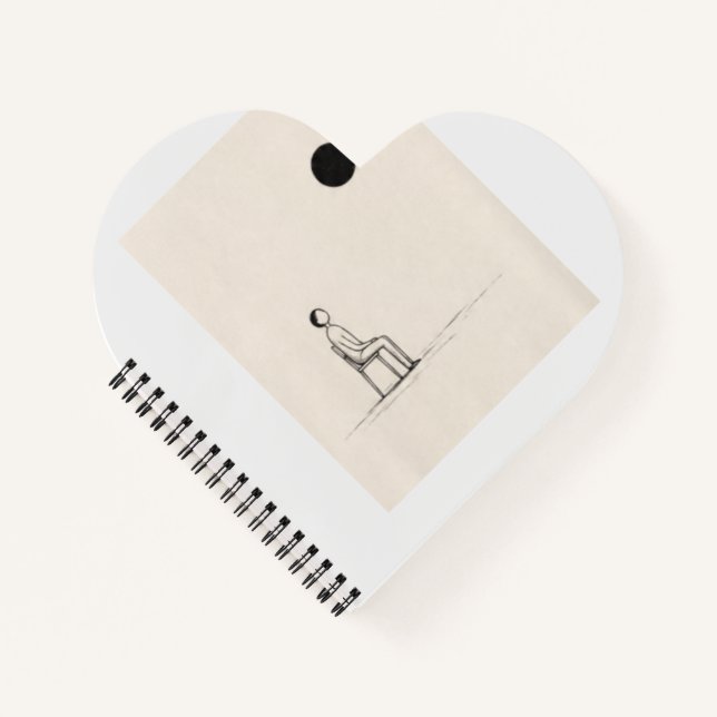 Philosophy Minimalist Existential Art Notebook (Front)