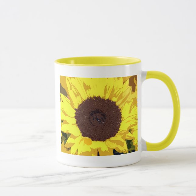 Philosophy of a Sunflower Mug (Right)