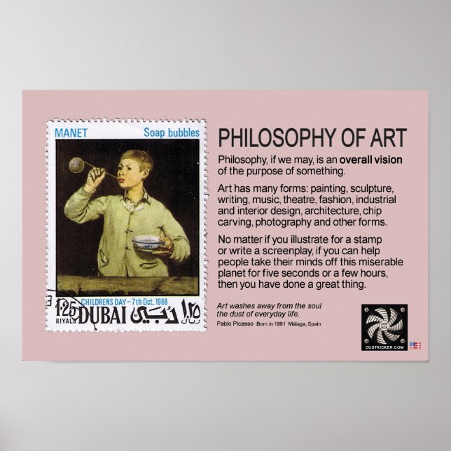 PHILOSOPHY OF ART POSTER (Front)