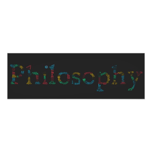 Philosophy Poster (Front)