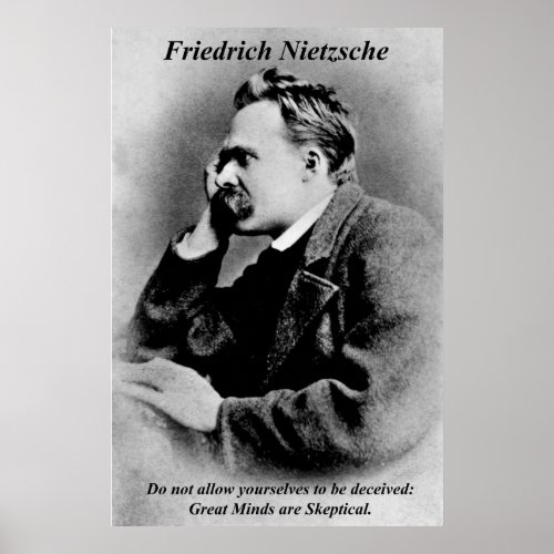 Philosophy Posters Friedrich Nietzsche Great Minds