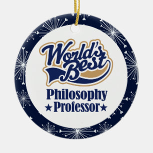 Philosophy Professor Gift Ornament