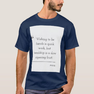 Philosophy Quote Aristotle 4 T-Shirt