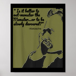 Philosophy Quote Shirt, Nietzsche Quote Shirt Poster