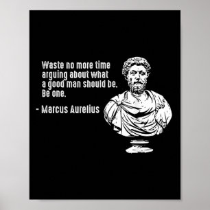 Philosophy Quotes Teacher Stoicism Marcus Aurelius Poster
