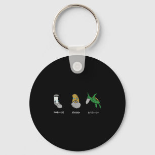 Philosophy Socrates Plato Aristotle Design For Phi Keychain