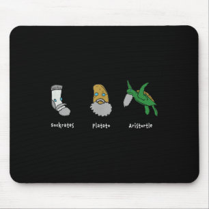 Philosophy Socrates Plato Aristotle Design For Phi Mouse Pad